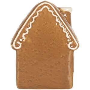 Clayre & Eef 6CE2329 Dekoration Haus mit LED 8x6x11 cm