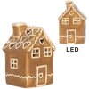 Clayre & Eef 6CE2331 Dekoration Haus mit LED 7x7x11 cm