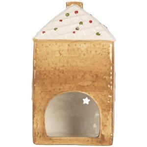 Clayre & Eef Suport Lumânare Casă 9x7x16 cm