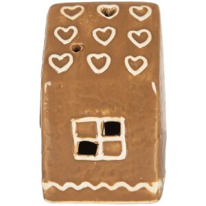 Clayre & Eef Decorațiune Căsuță LED 8x6x10 cm