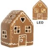 Clayre & Eef Decorațiune Căsuță LED 8x6x10 cm