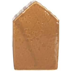 Clayre & Eef 6CE2340 Dekoration Haus mit LED 7x6x9 cm