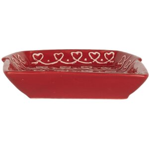 Clayre & Eef 6CE2345 Kleiner Teller 15x19x3 cm