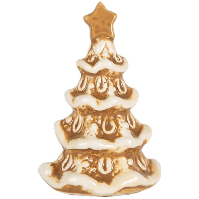 Clayre & Eef 6CE2347 Dekoration Weihnachtsbaum 6x5x9 cm