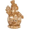 Clayre & Eef 6CE2348 Dekoration Schneemann 11x8x16 cm