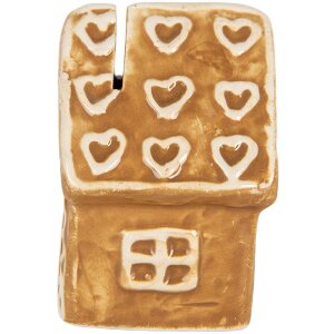 Clayre & Eef Suport Cărți Casa 5x4x6 cm Ceramică