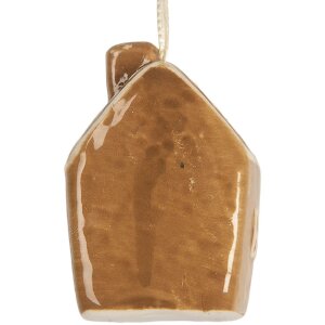 Clayre & Eef 6CE2357 Dekoration Anhänger Haus 4x4x6 cm