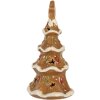 Clayre & Eef 6CE2362 Teelichthalter Weihnachtsbaum 11x8x17 cm