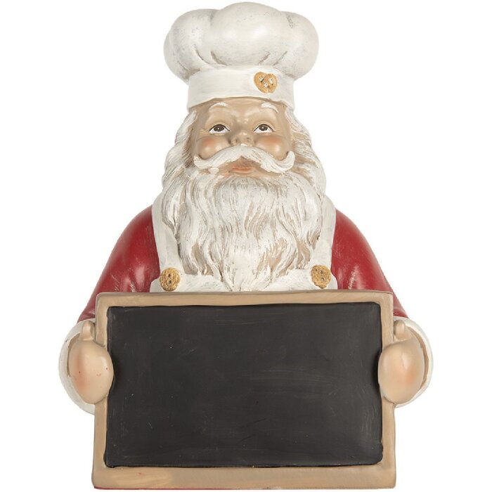 Clayre & Eef Decorațiune Moș Crăciun 24x16x30 cm