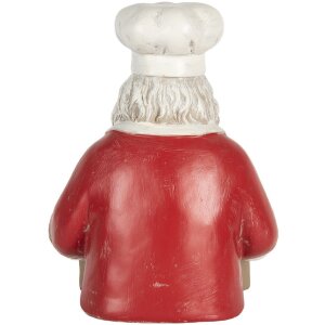 Clayre & Eef Decorațiune Moș Crăciun 24x16x30 cm