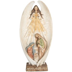 Clayre & Eef 6PR5757 Dekoration Engel 19x10x40 cm...