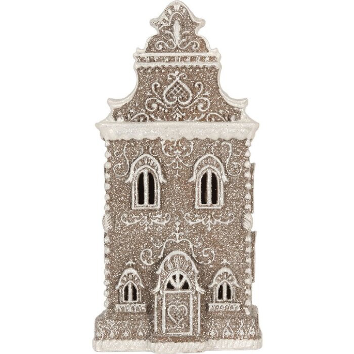 Clayre & Eef 6PR5808 Casă Decorativă cu LED 17x15x35 cm