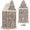 Clayre & Eef 6PR5808 Casă Decorativă cu LED 17x15x35 cm