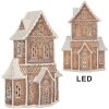 Clayre & Eef Casă Decorativă cu LED 16x8x23 cm