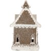 Clayre & Eef 6PR5810 Dekoration Haus mit LED 13x12x20 cm