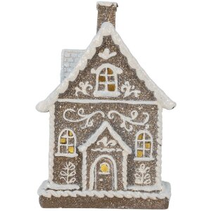 Clayre & Eef Casă Decorativă cu LED 16x10x23 cm