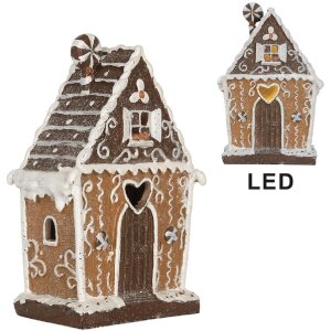 Clayre & Eef 6PR5822 Decorațiune Casă cu LED 14x9x21 cm