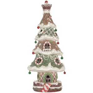 Clayre & Eef Brad de Crăciun cu LED 15x12x36 cm