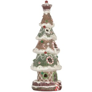 Clayre & Eef Brad de Crăciun cu LED 15x12x36 cm