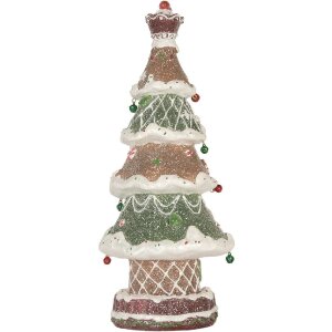 Clayre & Eef Brad de Crăciun cu LED 15x12x36 cm