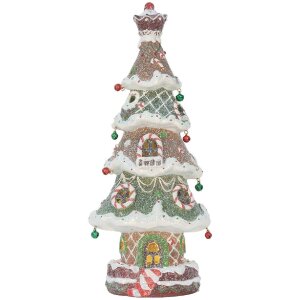 Clayre & Eef Brad de Crăciun cu LED 15x12x36 cm