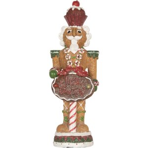 Clayre & Eef 6PR5831 Dekoration Nussknacker mit LED...