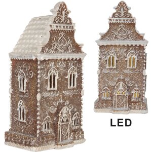 Clayre & Eef 6PR5832 Decorațiune Casă cu LED 12x11x25 cm