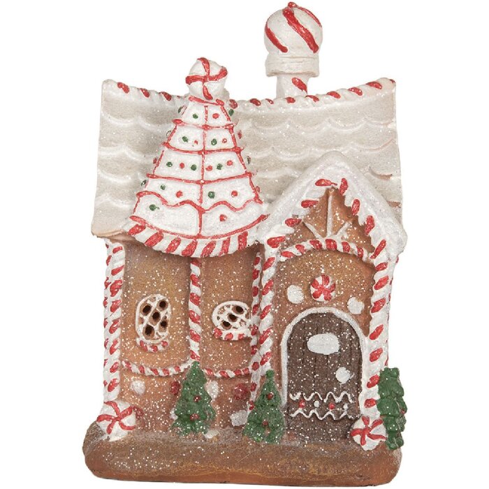 Clayre & Eef Casă Decorativă cu LED 16x12x23 cm