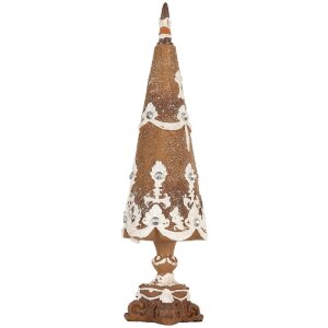 Clayre & Eef 6PR5836 Dekoration Weihnachtsbaum Ø 9x31 cm