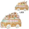 Clayre & Eef 6PR5837 Dekoration Bus mit LED 31x12x23 cm