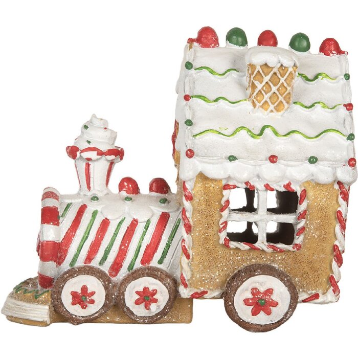 Locomotivă Decorativă cu LED Clayre & Eef 21x12x17 cm