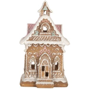 Casă Decorativă cu LED Clayre & Eef 9x10x15 cm