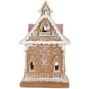 Casă Decorativă cu LED Clayre & Eef 9x10x15 cm