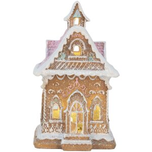 Casă Decorativă cu LED Clayre & Eef 9x10x15 cm