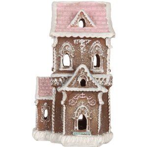 Clayre & Eef Casă Decorativă cu LED 15x12x20 cm