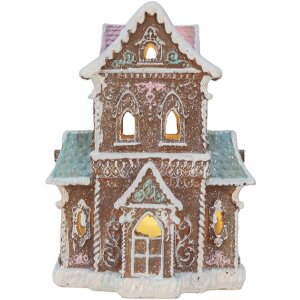 Clayre & Eef Casă Decorativă cu LED 15x12x20 cm