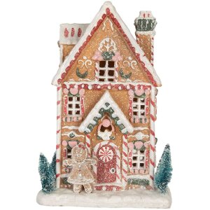 Clayre & Eef Decorațiune Casă cu LED 17x12x25 cm