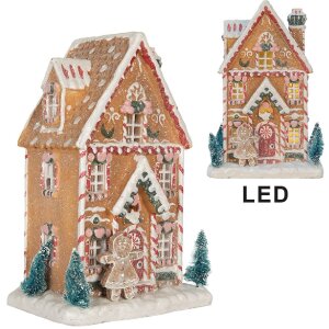 Clayre & Eef Decorațiune Casă cu LED 17x12x25 cm