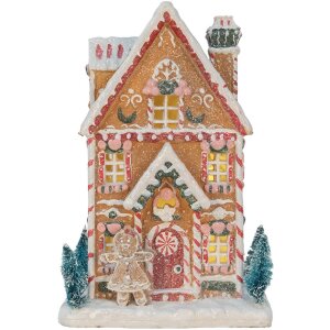 Clayre & Eef Decorațiune Casă cu LED 17x12x25 cm