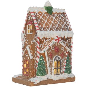 Clayre & Eef Casă Decorativă cu LED 15x9x20 cm