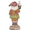 Clayre & Eef 6PR5853 Dekoration Weihnachtsmann mit LED 15x13x32 cm
