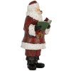 Clayre & Eef 6PR5863 Decorațiune Moș Crăciun cu Carte 10x10x21 cm