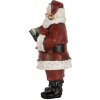 Clayre & Eef 6PR5863 Decorațiune Moș Crăciun cu Carte 10x10x21 cm