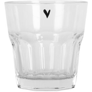 Clayre & Eef Pahar de apă BHSGL0011 8x8 cm 150 ml Transparent