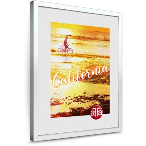 FrameFactory Ramă Foto California Albă 29,7x42 cm Acril