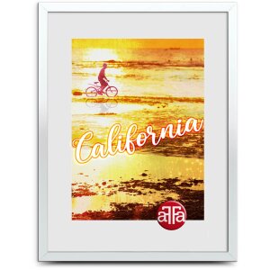 FrameFactory Ramă Foto California Albă 40x50 cm Acril
