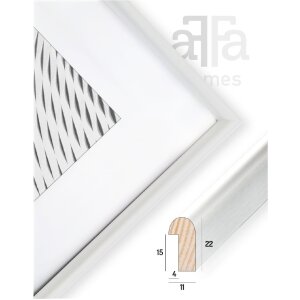 Rama Foto FramesFactory Finger 18x24 cm Alb cu Plexiglas