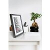 FramesFactory Ramă Foto Lemn 21x29,7 cm Negru Sticlă Acrilică