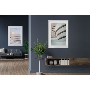 Rama Foto Aluminium 42x59.4 cm Alb FramesFactory