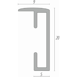 Ramă foto FramesFactory din aluminiu 42x59,4 cm negru